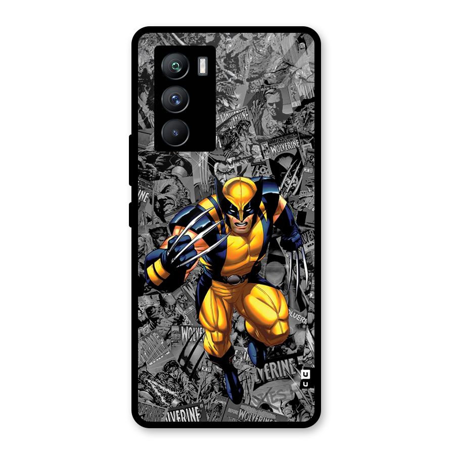 Logan Stance Glass Back Case for Vivo iQOO 9 SE