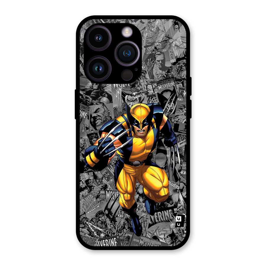 Logan Stance Glass Back Case for iPhone 14 Pro