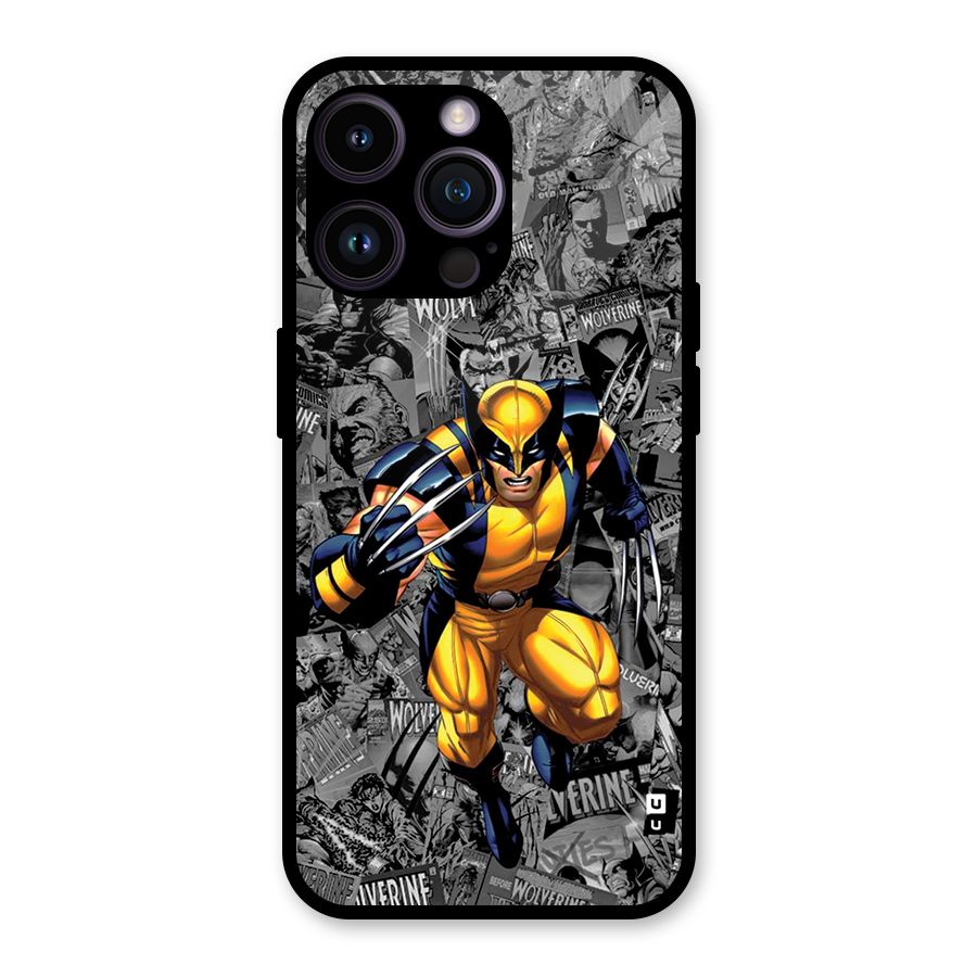 Logan Stance Glass Back Case for iPhone 14 Pro Max