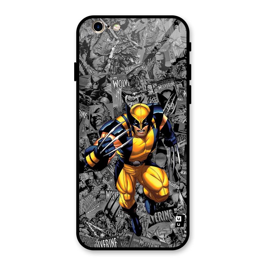Logan Stance Glass Back Case for iPhone 6 6S
