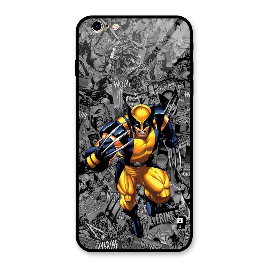 Logan Stance Glass Back Case for iPhone 6 Plus 6S Plus