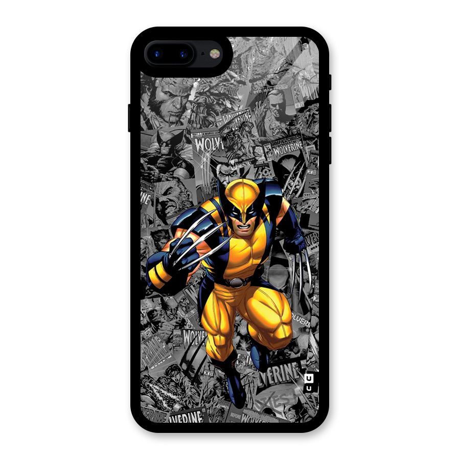 Logan Stance Glass Back Case for iPhone 8 Plus