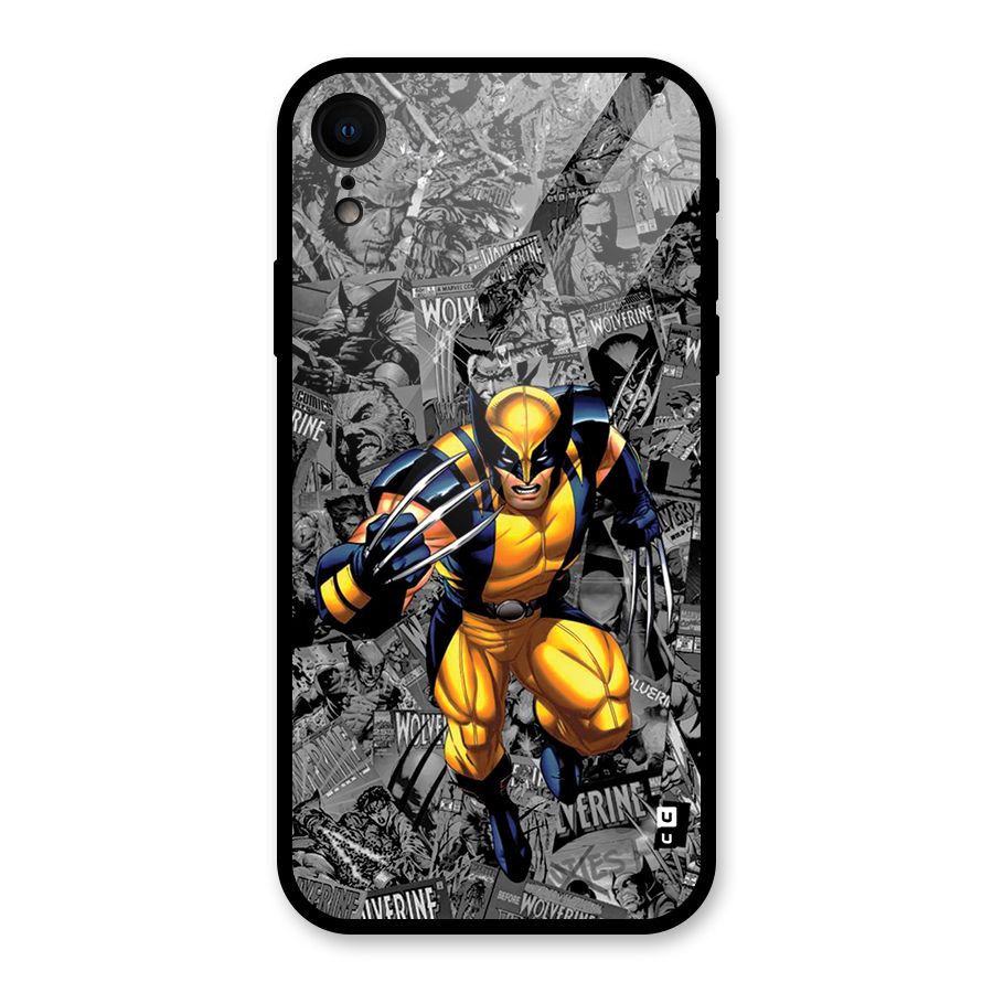 Logan Stance Glass Back Case for iPhone XR