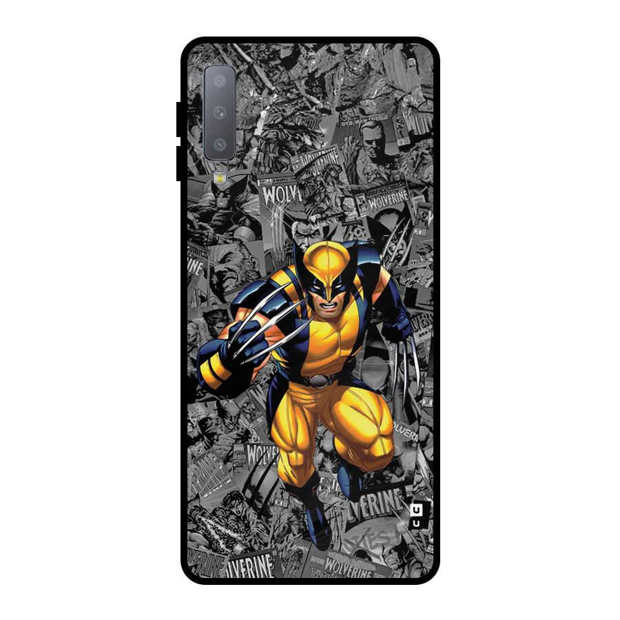 Logan Stance Metal Back Case for Galaxy A7 (2018)