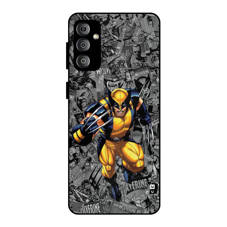 Logan Stance Metal Back Case for Galaxy F23