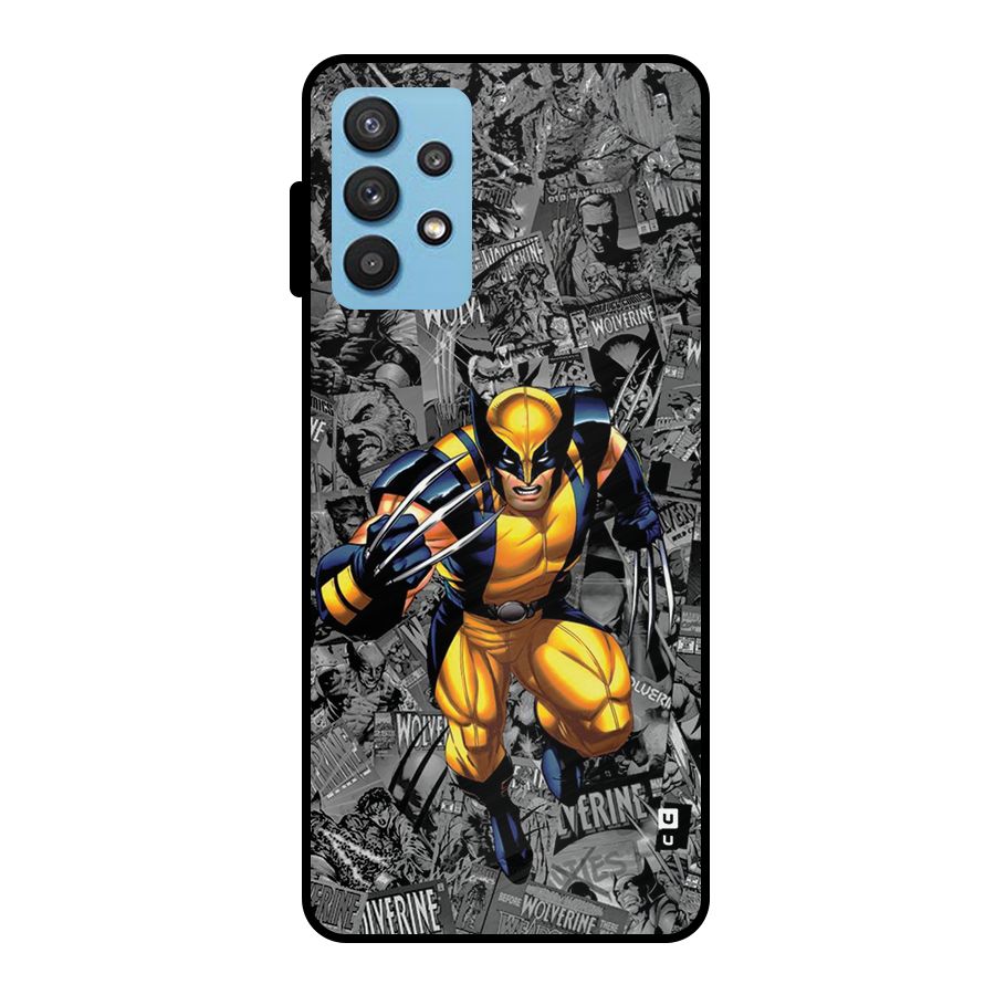 Logan Stance Metal Back Case for Galaxy M32 5G