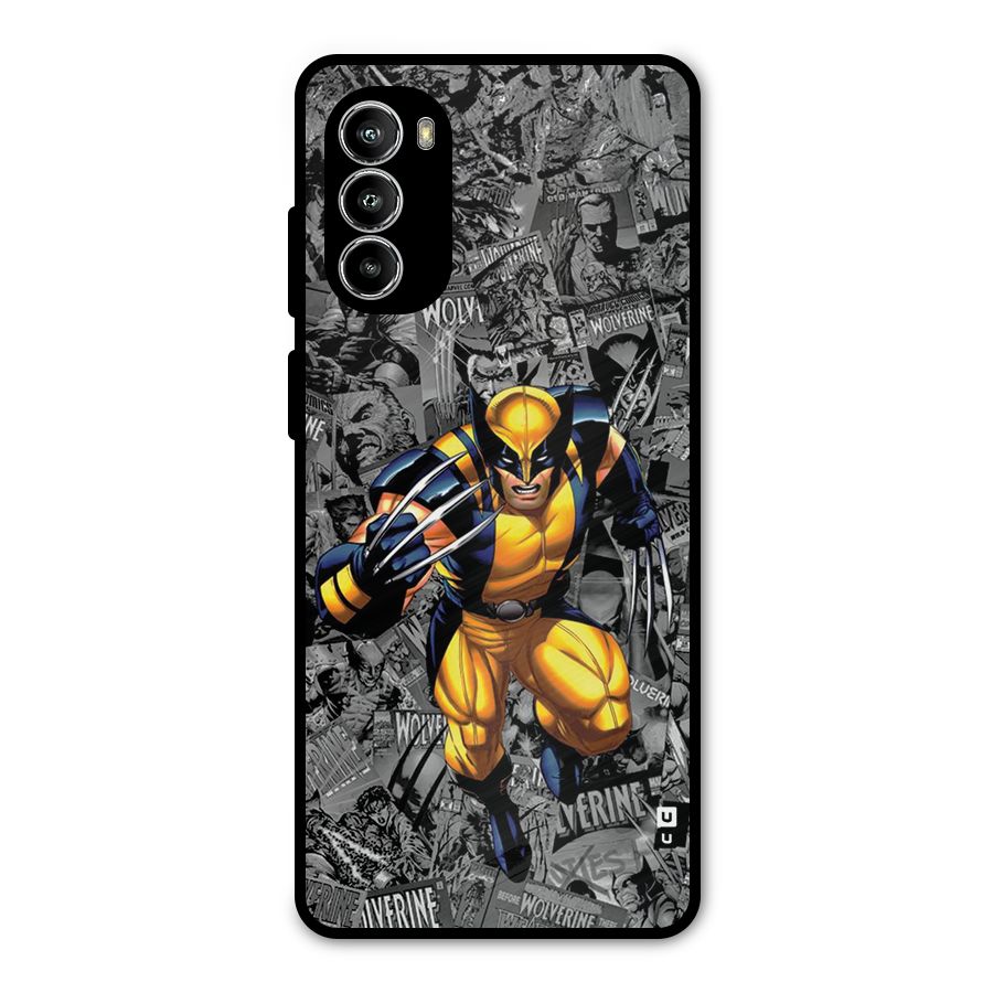 Logan Stance Metal Back Case for Moto G52