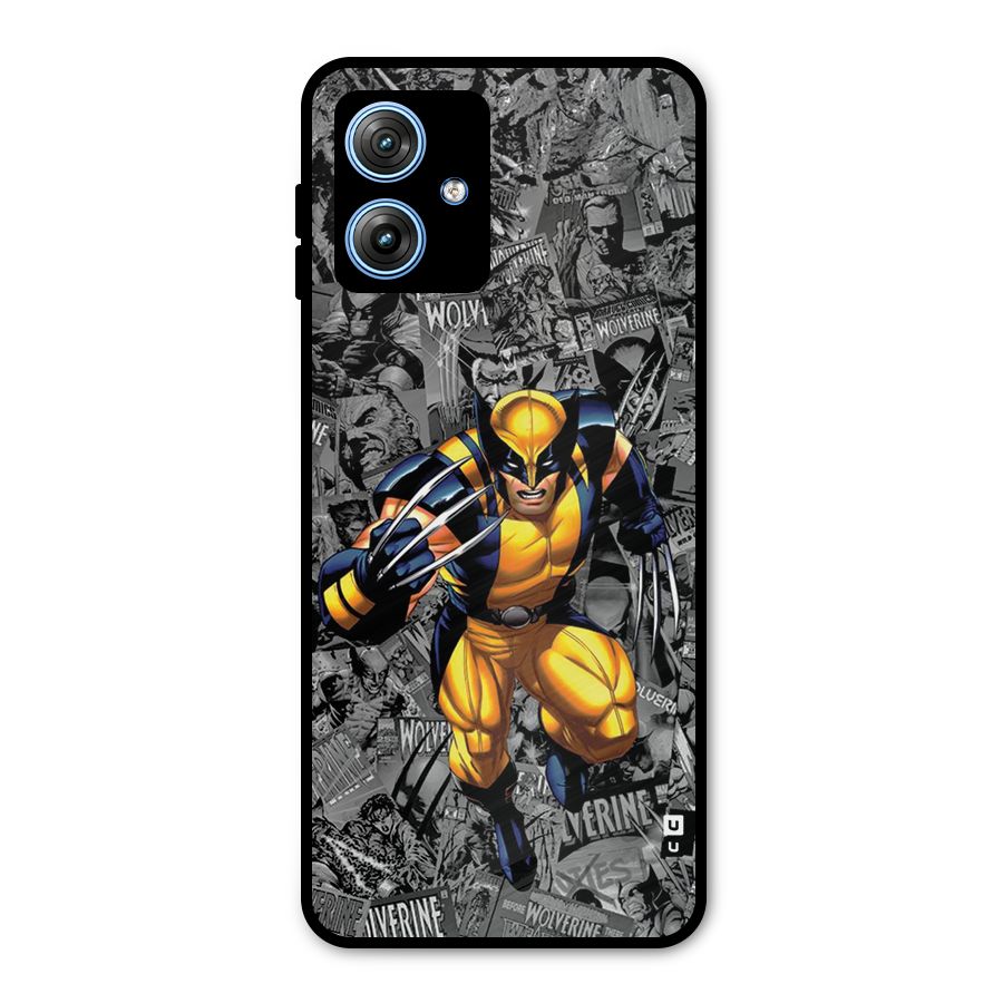 Logan Stance Metal Back Case for Moto G54