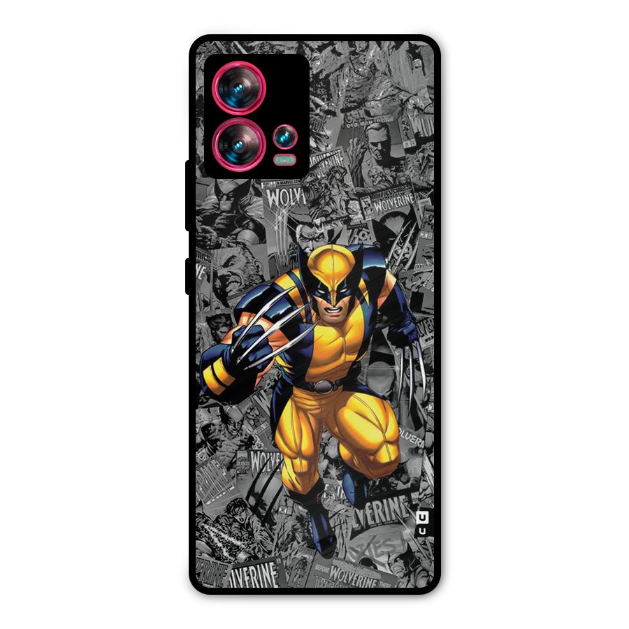 Logan Stance Metal Back Case for Motorola Edge 30 Fusion