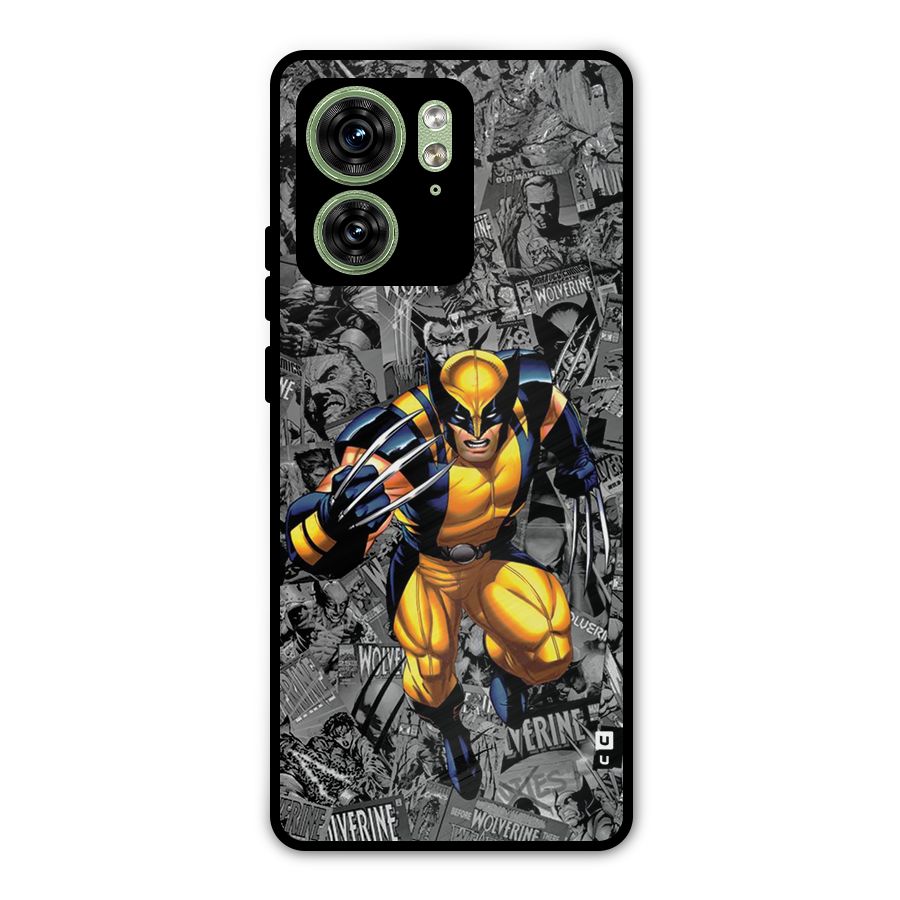 Logan Stance Metal Back Case for Motorola Edge 40 5G