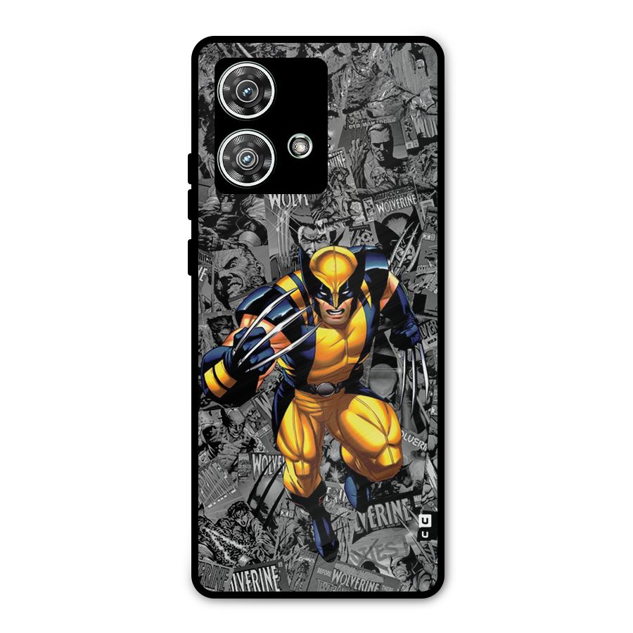 Logan Stance Metal Back Case for Motorola Edge 40 Neo