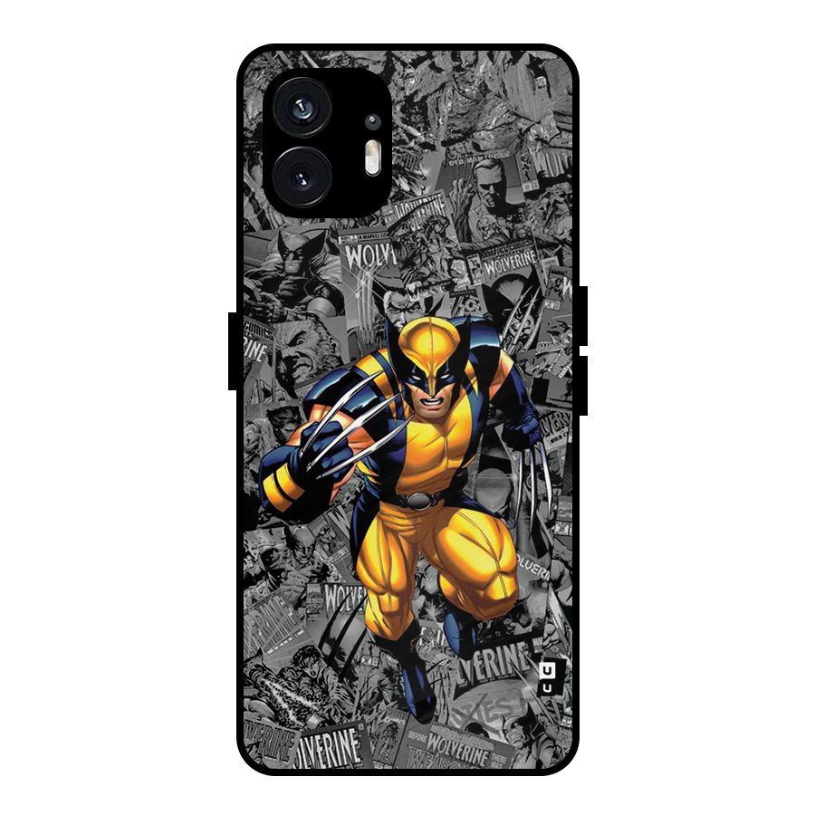 Logan Stance Metal Back Case for Nothing Phone 2