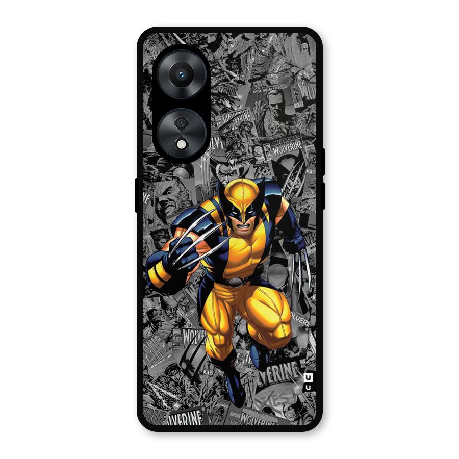 Logan Stance Metal Back Case for Oppo A78