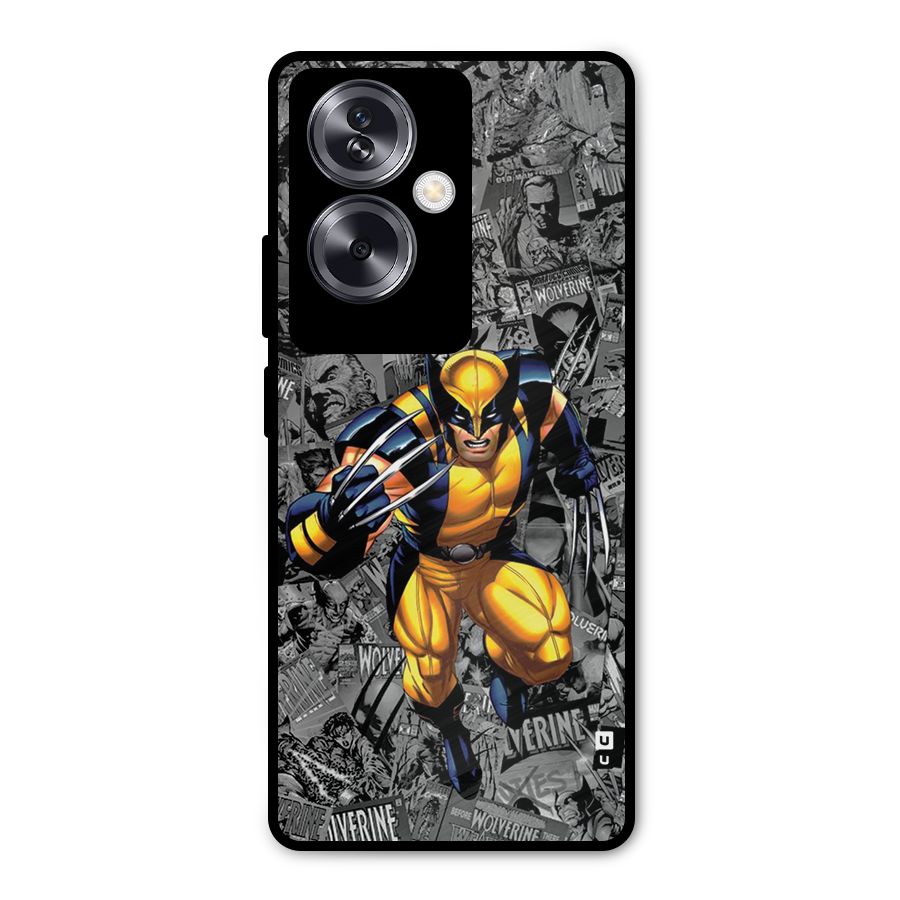 Logan Stance Metal Back Case for Oppo A79 5G