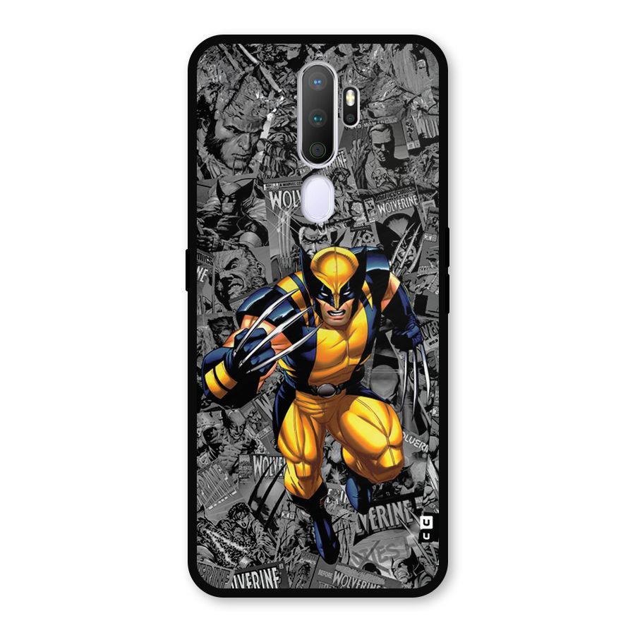 Logan Stance Metal Back Case for Oppo A9 (2020)