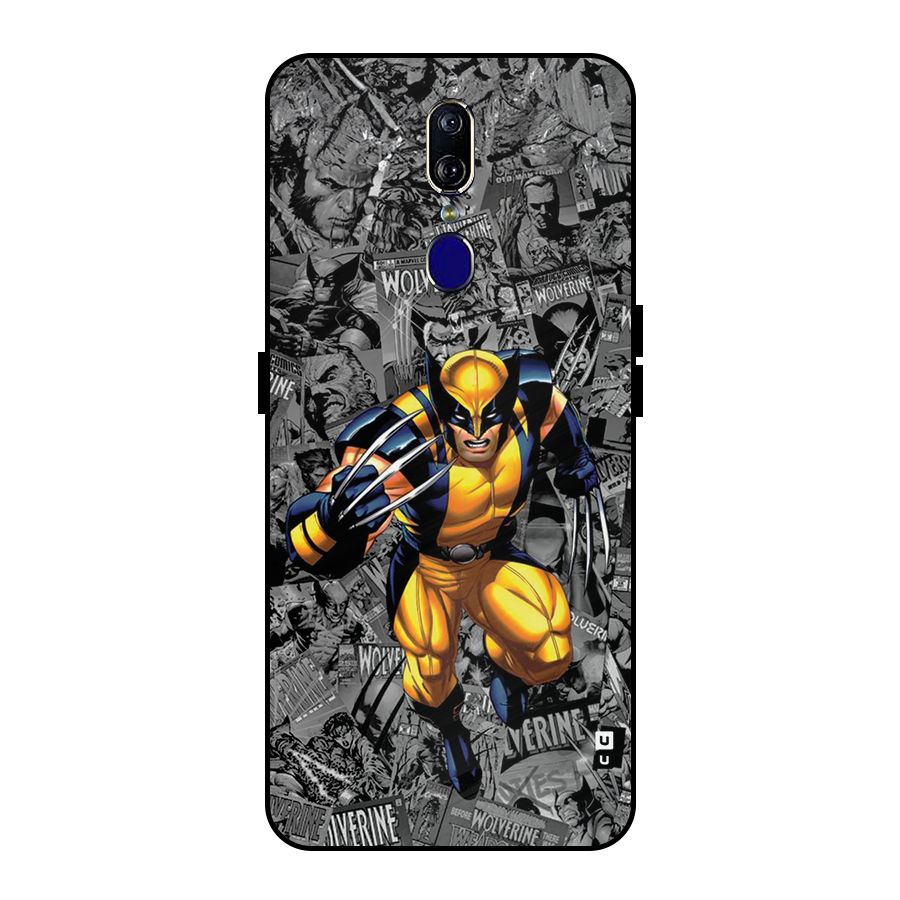 Logan Stance Metal Back Case for Oppo F11