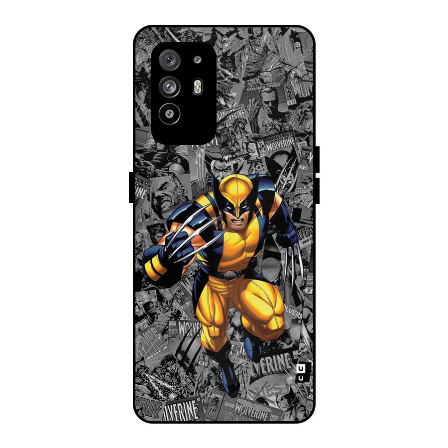 Logan Stance Metal Back Case for Oppo F19 Pro Plus 5G