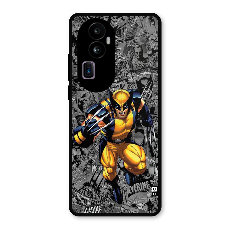 Logan Stance Metal Back Case for Oppo Reno10 Pro Plus