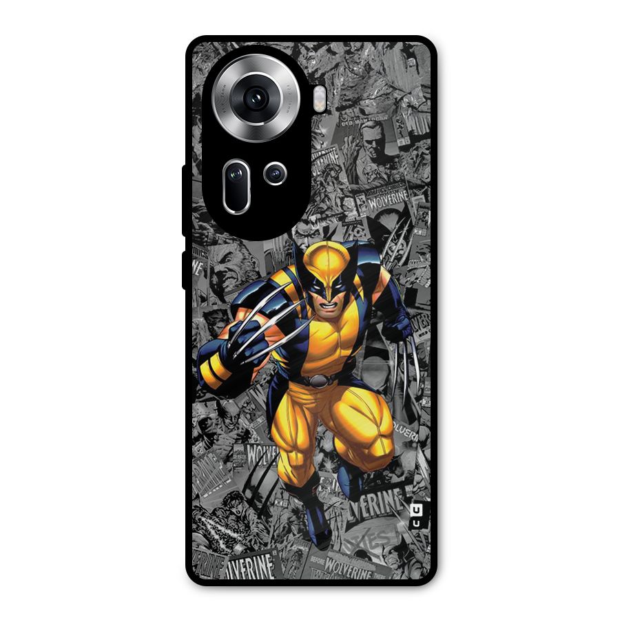 Logan Stance Metal Back Case for Oppo Reno11 5G
