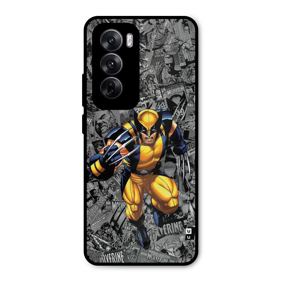 Logan Stance Metal Back Case for Oppo Reno12