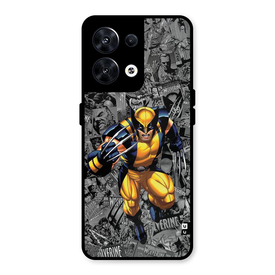 Logan Stance Metal Back Case for Oppo Reno8 5G