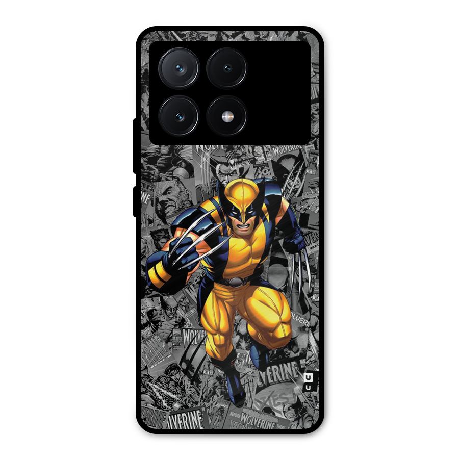 Logan Stance Metal Back Case for Poco X6 Pro