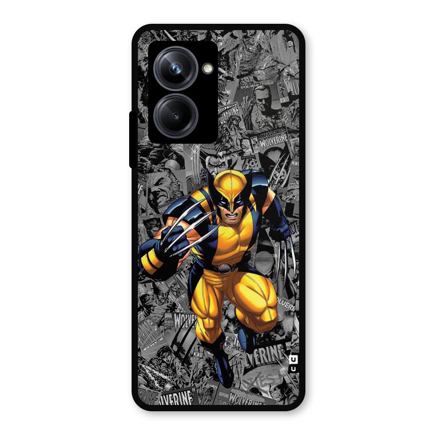 Logan Stance Metal Back Case for Realme 10 Pro