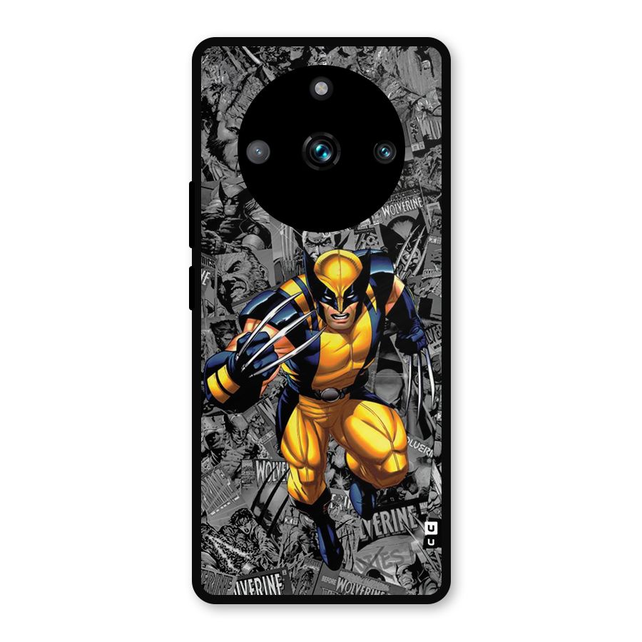Logan Stance Metal Back Case for Realme 11 Pro Plus