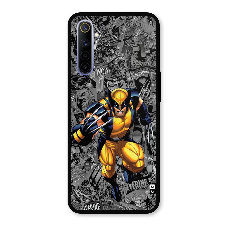 Logan Stance Metal Back Case for Realme 6i