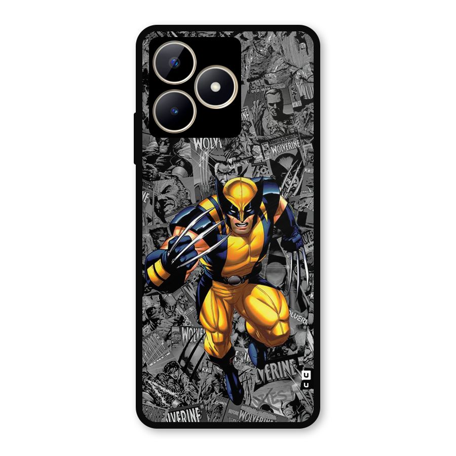 Logan Stance Metal Back Case for Realme C53