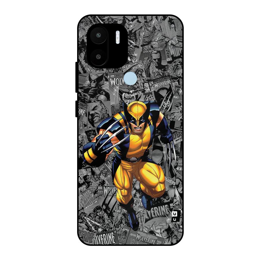 Logan Stance Metal Back Case for Redmi A2 Plus