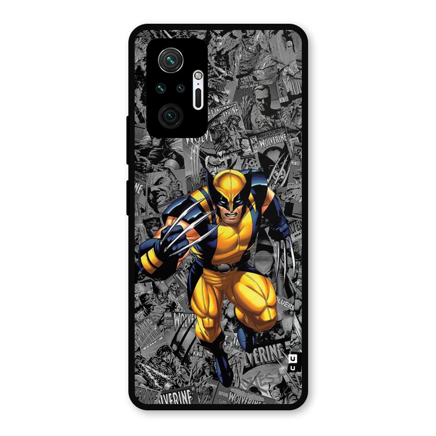 Logan Stance Metal Back Case for Redmi Note 10 Pro Max