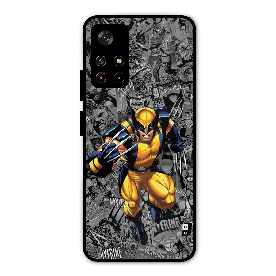 Logan Stance Metal Back Case for Redmi Note 11T 5G