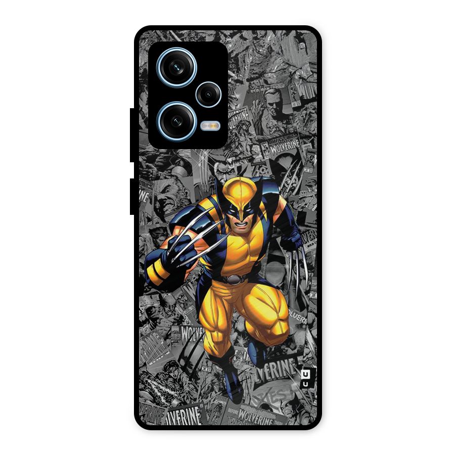 Logan Stance Metal Back Case for Redmi Note 12 Pro