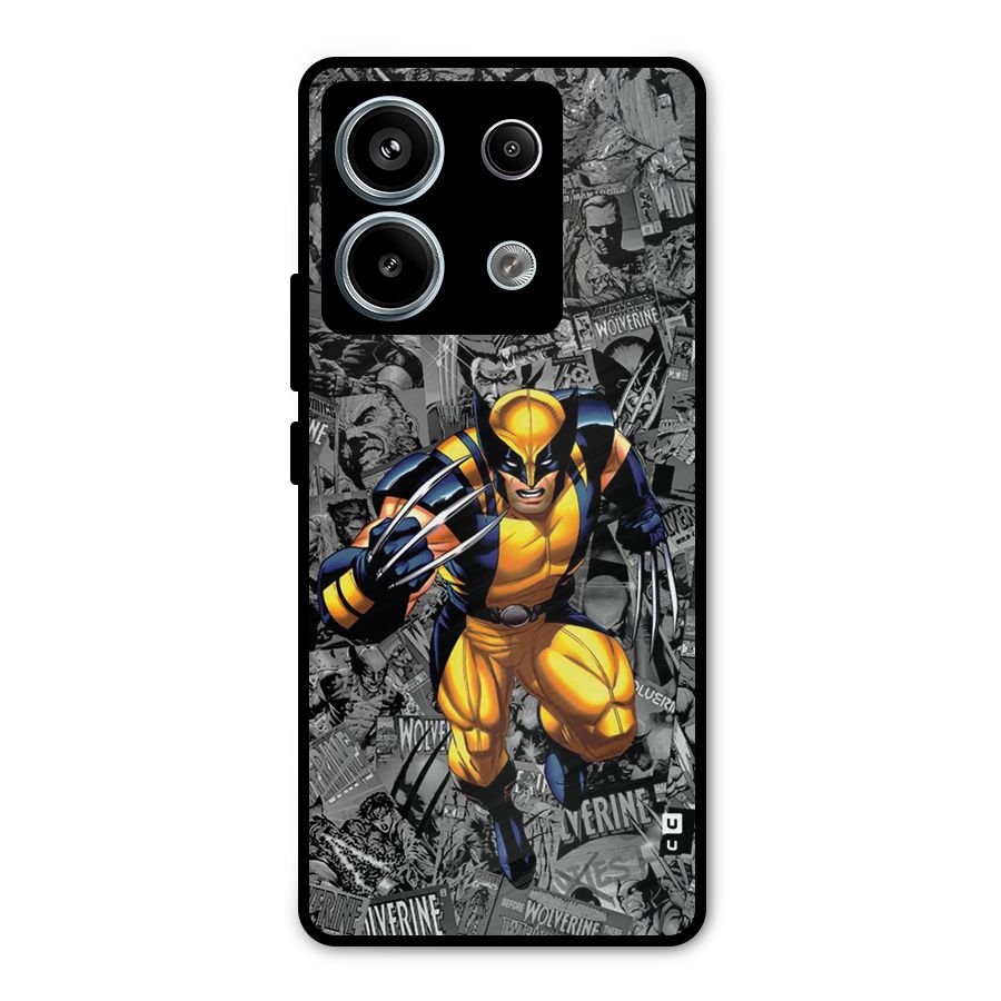 Logan Stance Metal Back Case for Redmi Note 13 Pro 5G