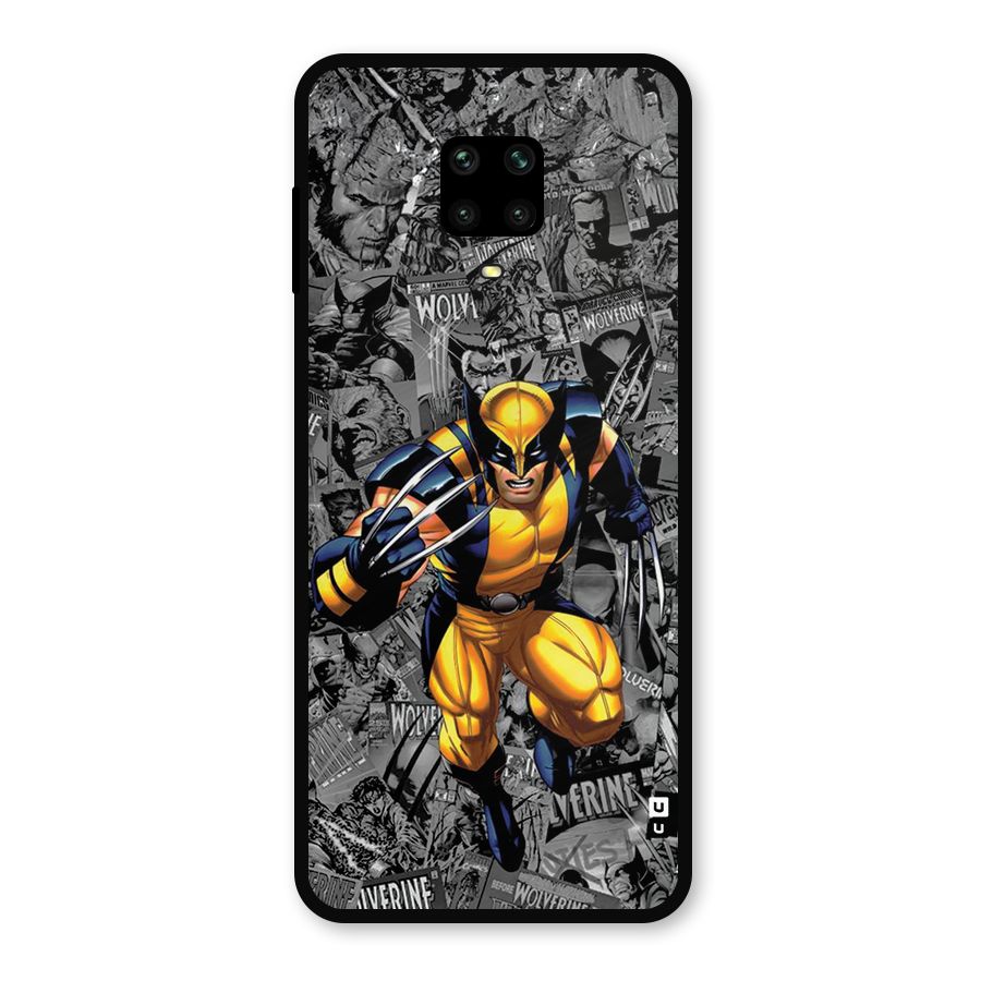 Logan Stance Metal Back Case for Redmi Note 9 Pro