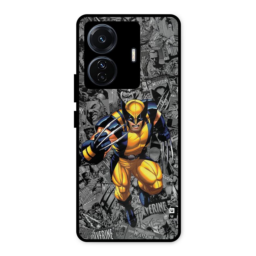 Logan Stance Metal Back Case for Vivo T1 Pro