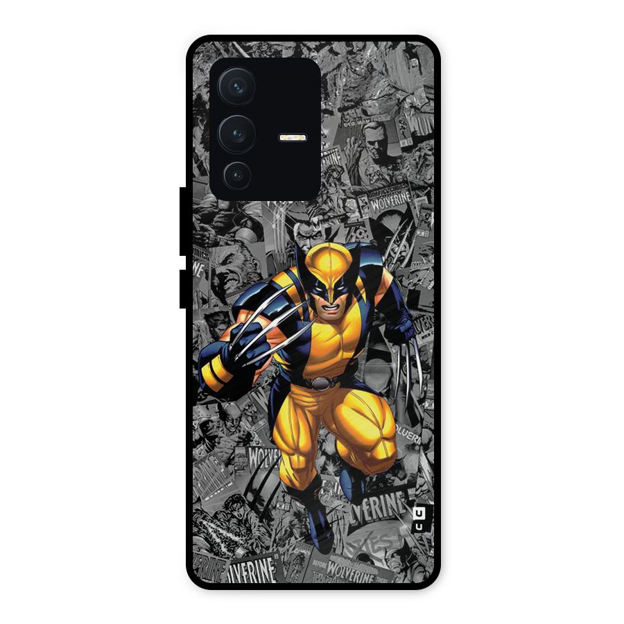 Logan Stance Metal Back Case for Vivo V23 5G