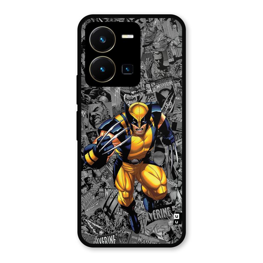 Logan Stance Metal Back Case for Vivo Y35