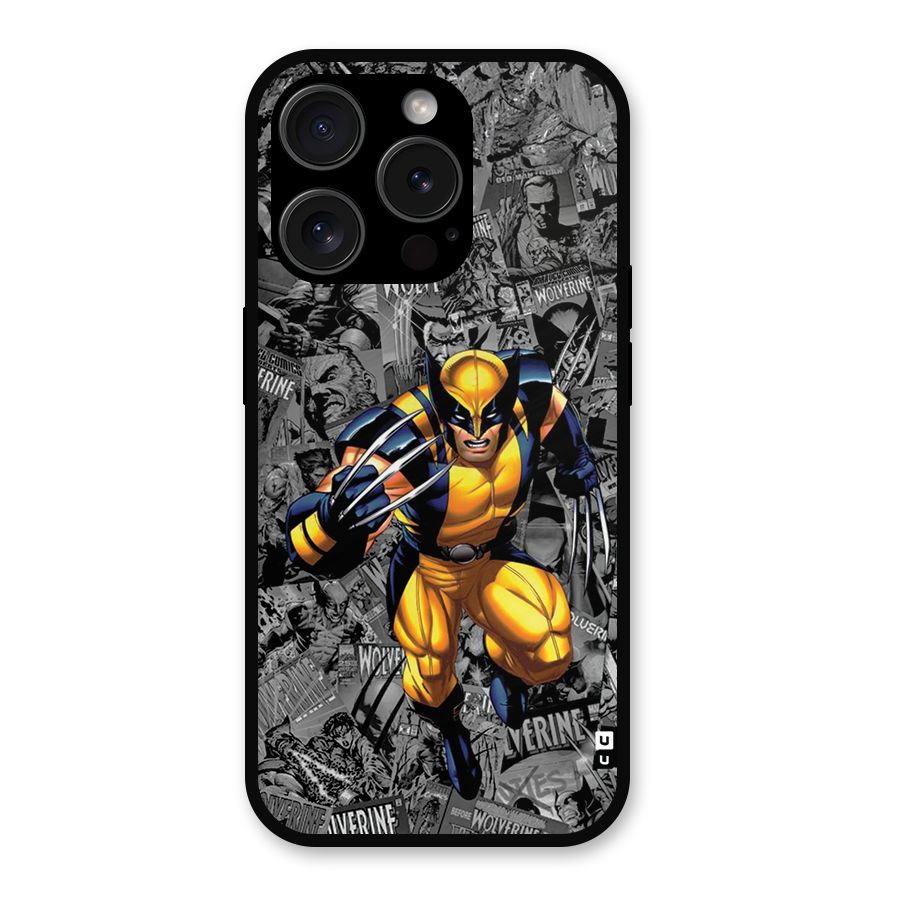 Logan Stance Metal Back Case for iPhone 15 Pro