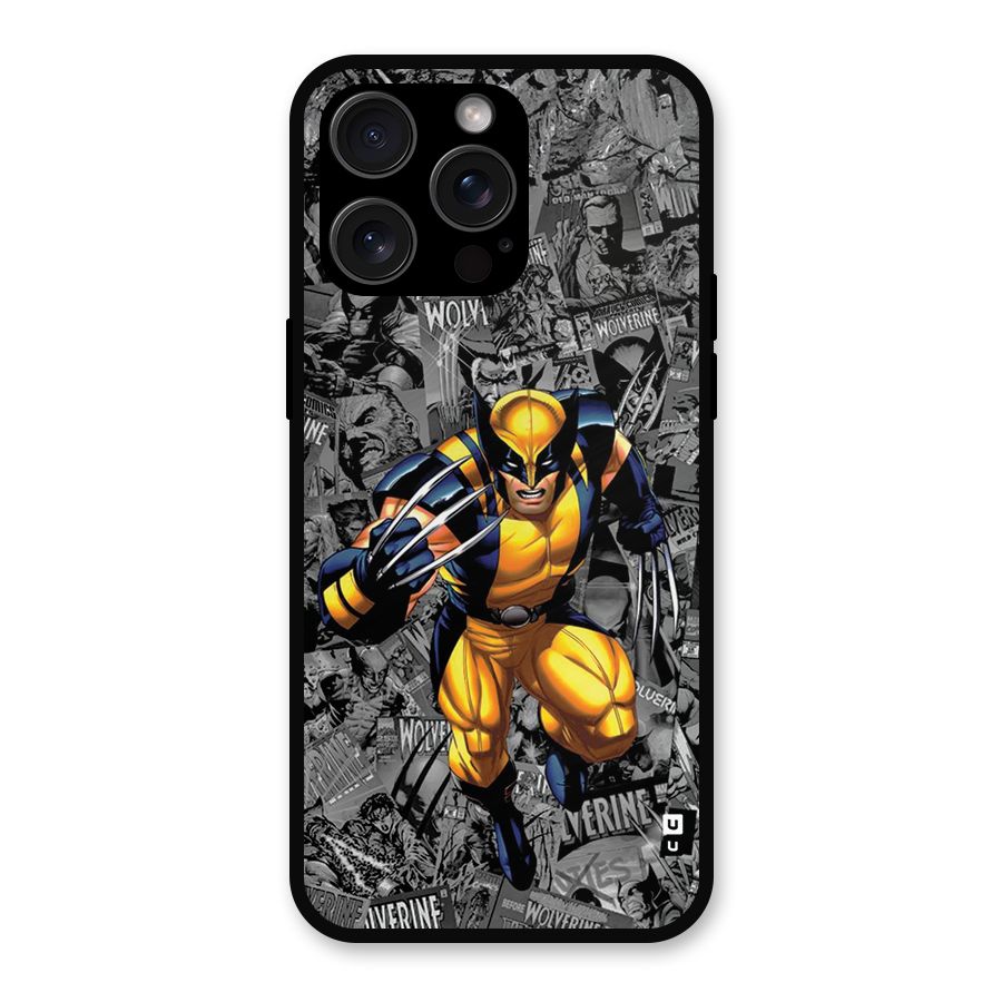 Logan Stance Metal Back Case for iPhone 15 Pro Max