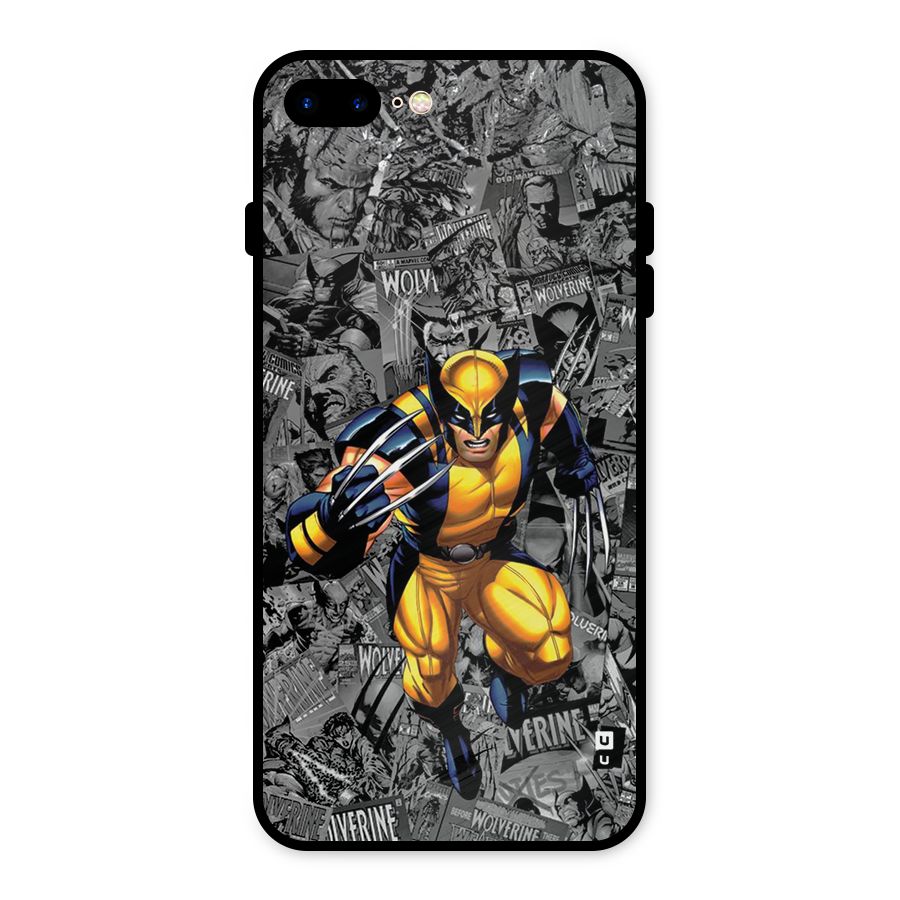 Logan Stance Metal Back Case for iPhone 8 Plus