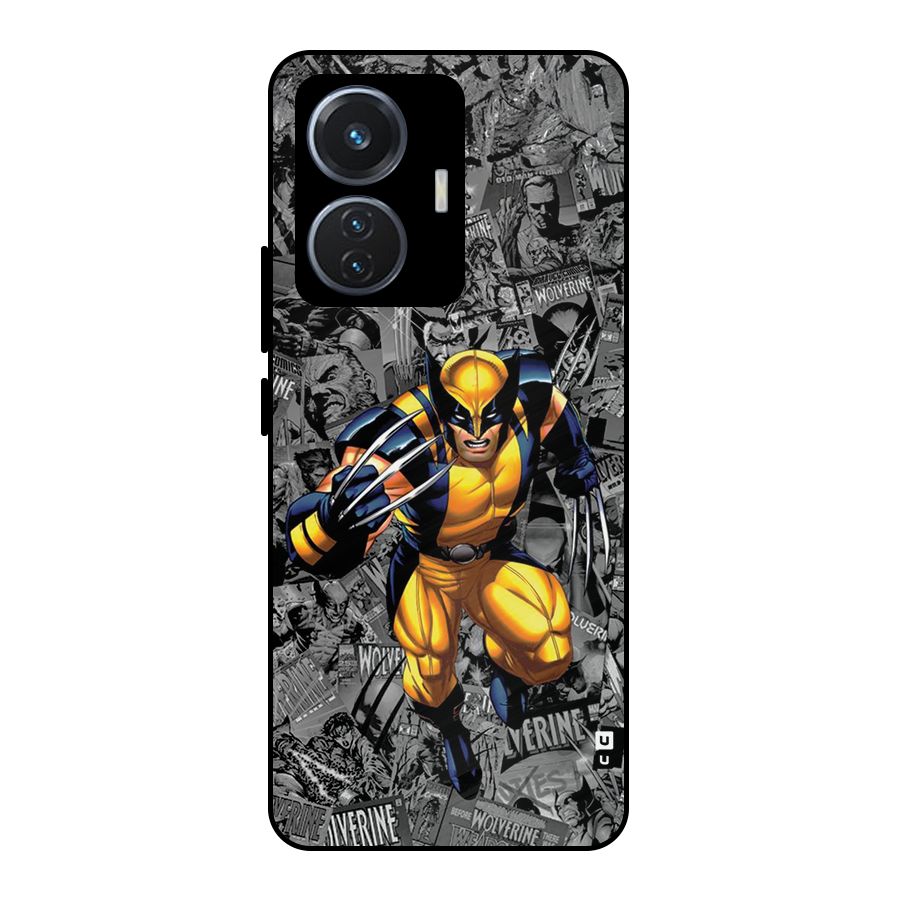 Logan Stance Metal Back Case for iQOO Z6 44W