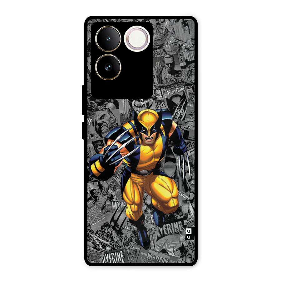 Logan Stance Metal Back Case for iQOO Z7 Pro