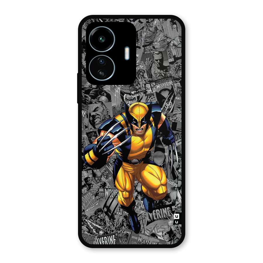 Logan Stance Metal Back Case for vivo iQOO Z6 Lite 5G