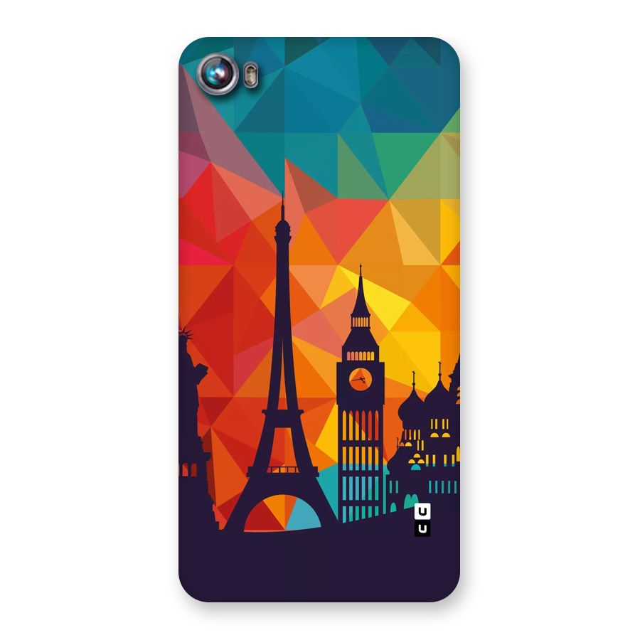 London Art Back Case for Canvas Fire 4 (A107)