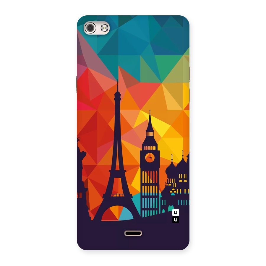London Art Back Case for Canvas Silver 5