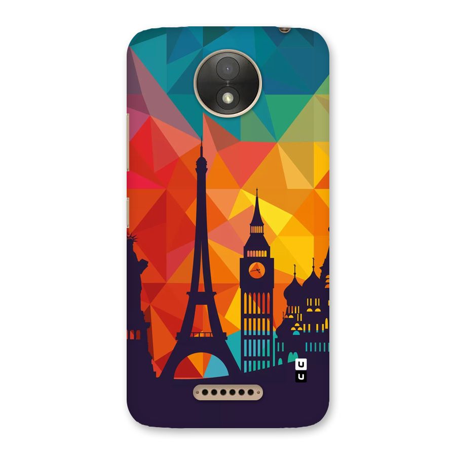 London Art Back Case for Moto C Plus