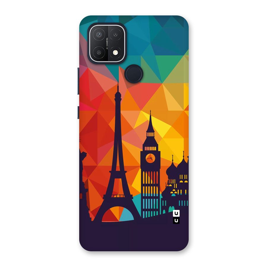 London Art Back Case for Oppo A15s
