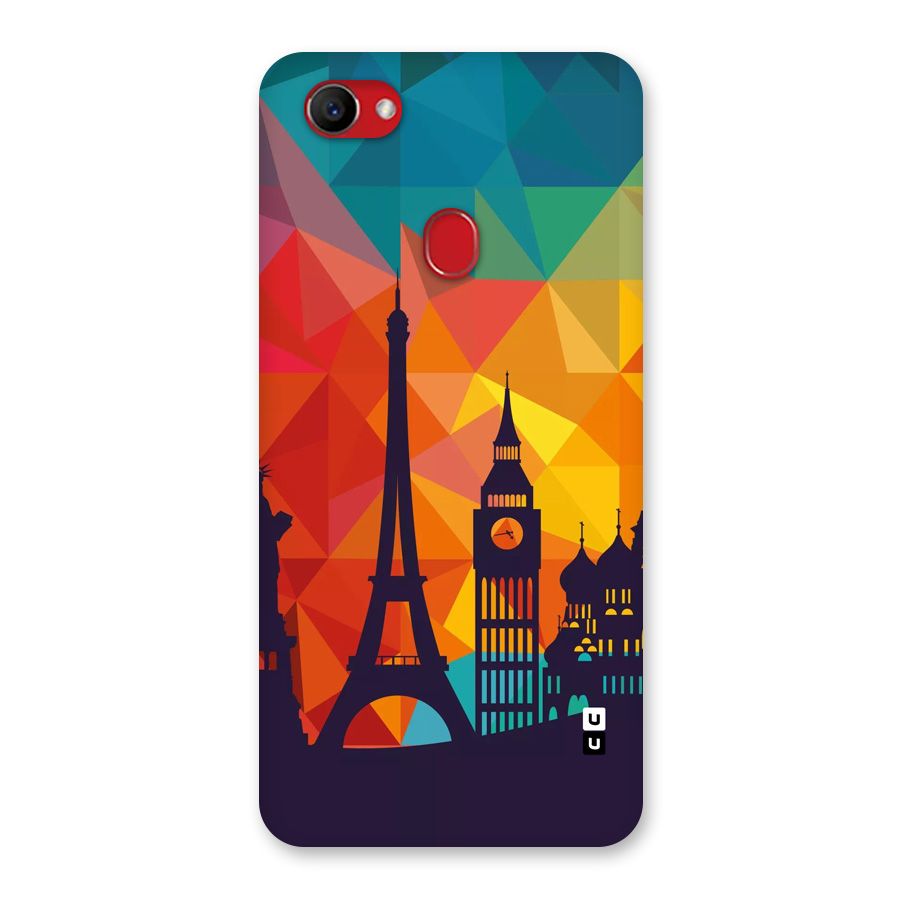 London Art Back Case for Oppo F7